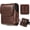 Coffee, variant on Holster for Samsung Galaxy Z Flip 7/6/5, Premium Leather Phone Pouch with Belt Clip Belt Case for Motorola Razr Plus, Moto Razr -Black