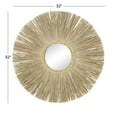 thumbnail image 3 of DecMode 32" x 32" Brown Starburst Wall Mirror, 3 of 7