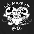 thumbnail image 3 of Disney - Mickey & Friends - Minnie & Mickey - You Make My Heart Full - Men's Crew Neck Fleece Pullover, 3 of 5