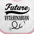 thumbnail image 4 of Inktastic Future Veterinarian Boys or Girls Baby Bib, 4 of 4