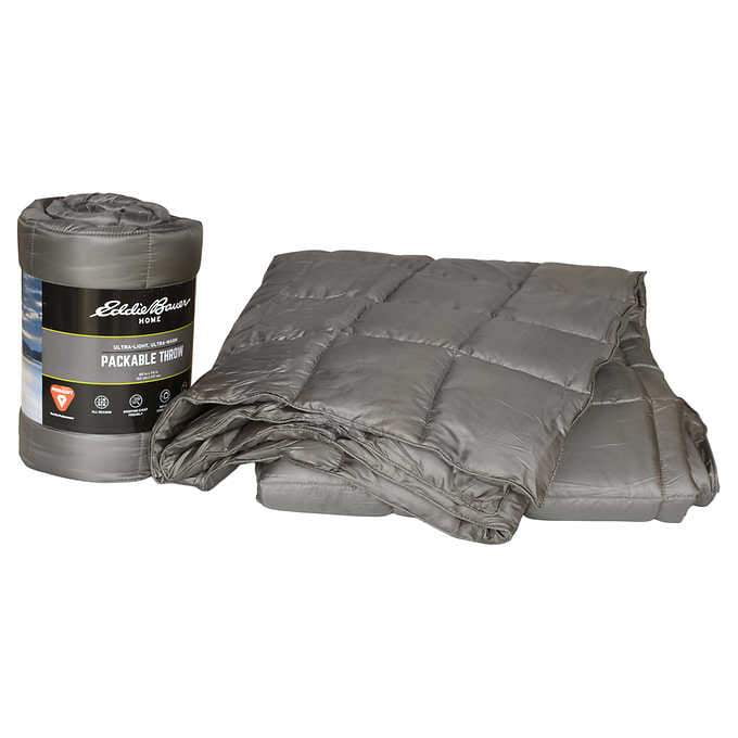 Eddie Bauer Home Packable Down Alternative Throw, 2pack