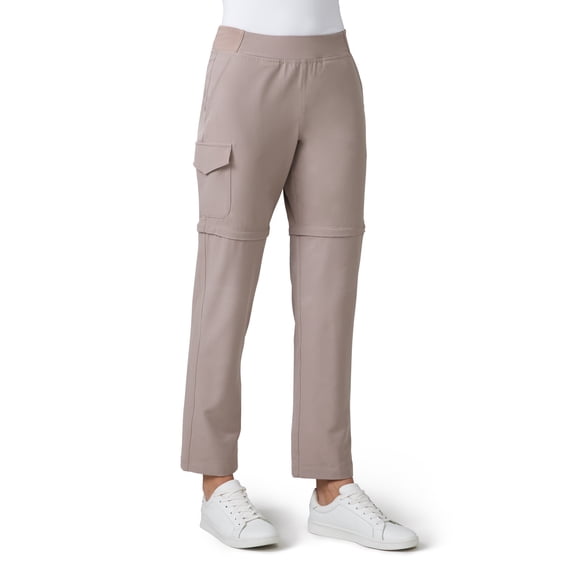 Free Country Women's Get Out There Convertible Pants Tan S