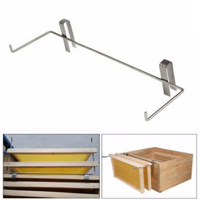 Support de Cadre en Acier Inoxydable Argenté Support de Ruche Sans Outil de Rouille