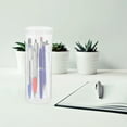 thumbnail image 4 of 2Set Clear Pen Case Cylindrical Shape Ideal for Home Organization and Professionals, 4 of 9