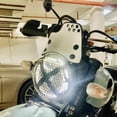 thumbnail image 4 of Parabrisas de motocicleta, pantalla protectora de aleación de aluminio con soporte 5.3x7.4 pulgadas, 4 of 9