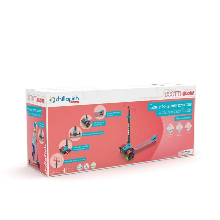 cpflight EFIS737PRO 2個セット Chillafish Scotti Glow 3-wheel lean-to-steer scooter with light-up