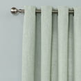 thumbnail image 3 of Quality Home Textured Faux Linen Curtains - Mint - 52" x 84" (Set of 2 Panels), 3 of 3