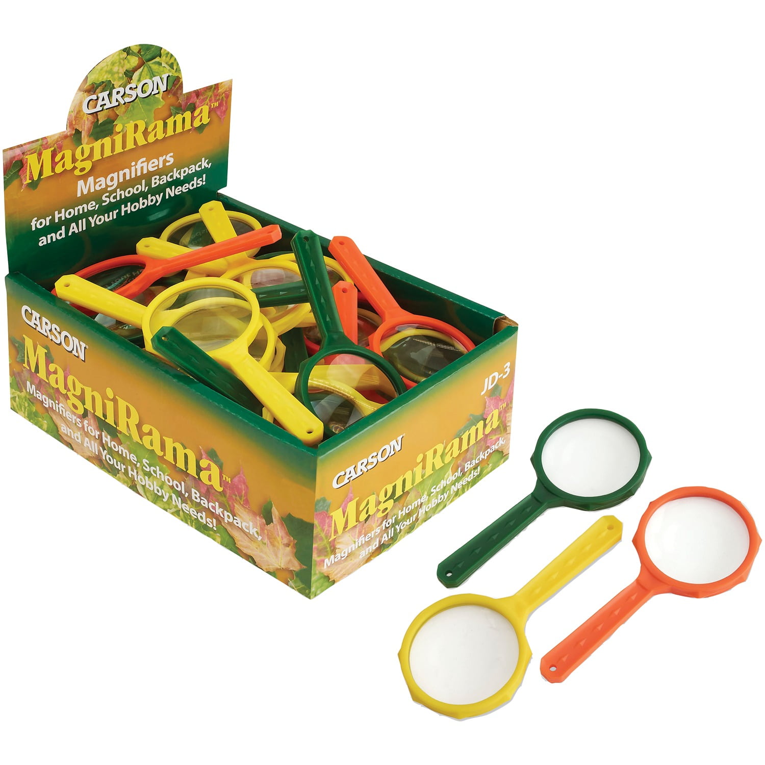 Carson MagniRama 50mm 3x Magnifying Glasses - Pack of 50