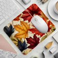 thumbnail image 2 of Leaves Square Gaming Mousepad Desk Mat Non-Slip Rubber Bottom Printed 8.3x9.8 Inch Suitable for Office and Gaming, 2 of 6