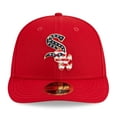thumbnail image 2 of Men's New Era  Red Chicago White Sox 2023 Fourth of July Low Profile 59FIFTY Fitted Hat, 2 of 5