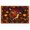 Flannel-Rubber-16x24, variant on Autumn Snail Moonless Garden Rectangle Rug for Reading Nook Fall