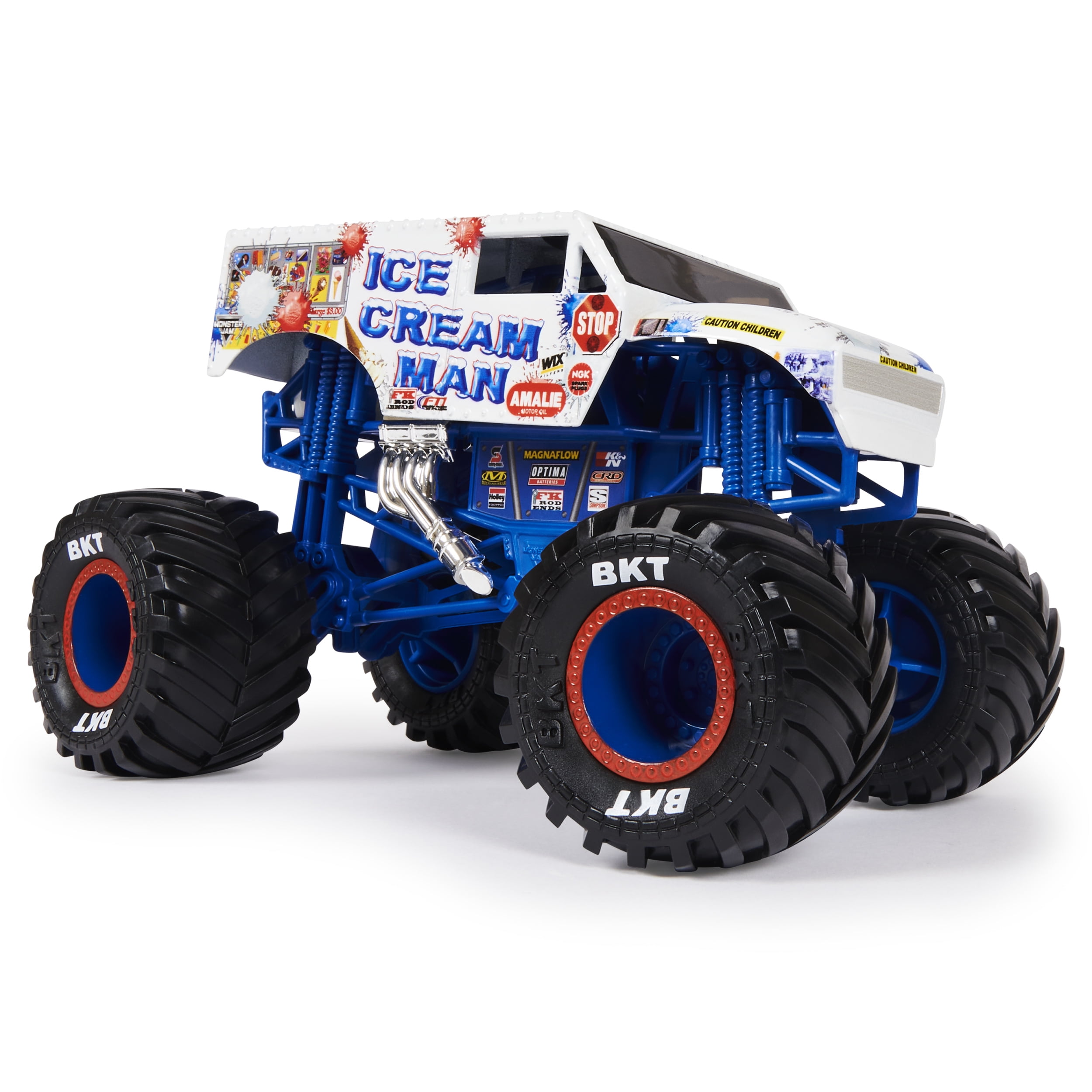 Monster Jam, Official Ice Cream Man Monster Truck, Die-Cast Vehicle, 1:24  Scale