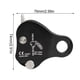 thumbnail image 4 of Greeniant Cuerda Grab Protección contra caídas Mosquetón seguro Durable Simple Rock Climb Suministros de emergencia Herramienta de deporte al Escalada Negro Greeniant OD019965-01, 4 of 6