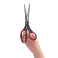 thumbnail image 3 of Scotch Precision Scissor 8 in Smooth Cuts Fabric Paper 1448 Gray Red, 3-Pack, 3 of 8