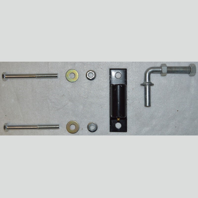 ALEKO Steel 5/8" Hinge J-Bolt For Driveway Gates With Bolts Nuts And Washers 
