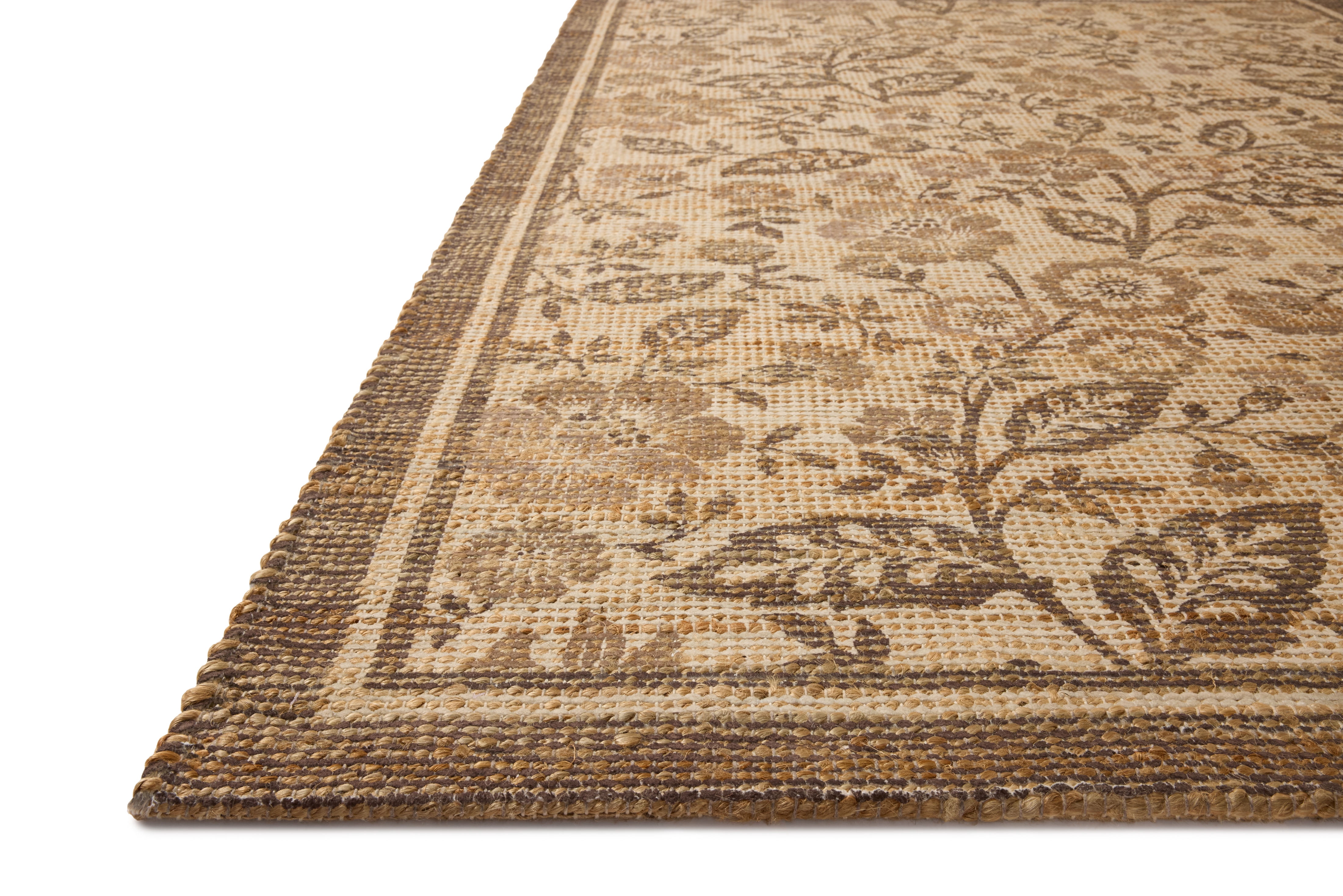 Chris Loves Julia x Loloi Rue Bark / Mocha 2'-3" x 3'-9" Accent Rug