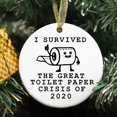thumbnail image 2 of simhoa Creative Christmas Ornament Quarantine Survived .3x7.3cm 1, 2 of 6