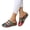 Black, variant on Women's Suede Clogs with Arch Support Floral Embroidery Slip On Wedge Platform Sandals Non Slip Close Toe Slides Blue Size 6.5