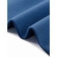 thumbnail image 5 of Winter Coats for Women's Lapel Collared Single Breasted with Belt Overcoat Trench Outerwear L Grey Blue, 5 of 6