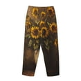 thumbnail image 7 of Fotbe Rustic Sunflower Bouquet Women's Pajama Pants,Sleepwear Pants,Pj Bottoms Drawstring And Pockets-X-Large, 7 of 7