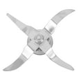thumbnail image 1 of Mixer Blade,  Low Noise Blender Cross Blade Stainless Steel 7 Teeth  for Restaurant, 1 of 7