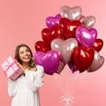 thumbnail image 4 of Globos Villorem en forma de corazón de 18 pulgadas para el Día de San Valentín, 4 of 7