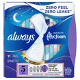thumbnail image 4 of Always Infinity Feminine Pads for Women, Size 5 Extra Heavy Overnight, with wings, unscented, 4 of 8