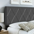 thumbnail image 3 of Boyd Sleep DIBK204DB Decker Linen Upholstered Platform Bed, 3 of 5