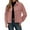 Pink#483, variant on LIIPEE Women Jacket Warm Thickened Solid Color Long Sleeve Turndown Collar Button Coat With Pockets Woman Handsome Casual Daily Party Jackets,Purple,L