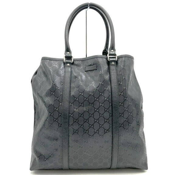 Pre-Owned GUCCI 223668 Tote Bag GG Imprime Black Men's Women's (Good)