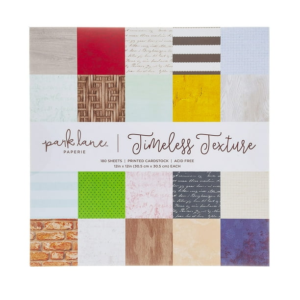 Cardstock 12x12 Scrapbook Paper Pad 180 Sheets Lightweight Smooth