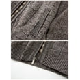 thumbnail image 4 of Gioberti Men's Knitted Regular Fit Full Zip Cardigan Sweater with Soft Brushed Flannel Lining, 4 of 4