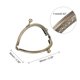 thumbnail image 2 of Monedero de Metal Unique Bargains 6uds 3.35' Bronce Broche de Bloqueo Arco Relieve, 2 of 6