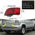 thumbnail image 5 of Left Rear Bumper Light Reflector Lamp for Land Cruiser Prado 120 Series GRJ120 TRJ120 FJ120 81591-6, 5 of 5