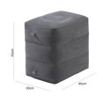 thumbnail image 2 of Inflatable Foot Pad Inflatable Foot Rest Height Adjustable Wear Resistant Super Soft Portable Airplane Chair Extender, 2 of 8