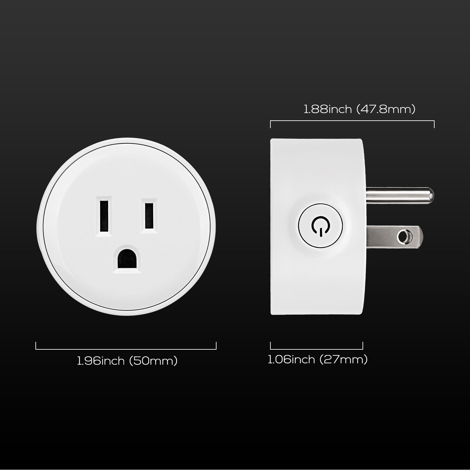 LITEdge WiFi Outdoor Smart Plug 250V, 2 Independently Control Sockets Power  Outlet, Compatible with Google Home & Alexa, APP Cordless Remote Timer,  Waterproof, Pack of 2 - Yahoo Shopping