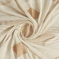 thumbnail image 4 of Birch Harbor Beige Coastal Diamond Striped Cotton Throw Blanket, 50" x 60", 4 of 11