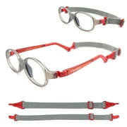 Tempo Ultra: 300514 Unbreakable Kids Glasses with Headstrap Age 2-5Yr | Smoky Grey