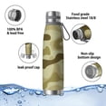 thumbnail image 4 of Camouflage 29oz Stainless Steel Insulated Thermos with Tea Filter, 360° Printed Travel Bottle, Leakproof BPA-Free Flask with Anti-Slip Base, 304 Inner & 201 Outer, Vacuum Cup, 4 of 6
