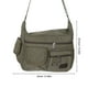 thumbnail image 5 of Bolso bandolera de lona grande, bandolera, bolso de mano con bolsillo para mujer y hombre., 5 of 5