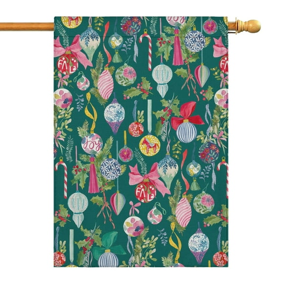 Christmas Garden Flag - Double Sided 28x40 Inch, Holiday Seasonal Outdoor Decor for Yard, Lawn, House - Family, Friends, Christmas, Anniversary.