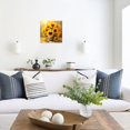 thumbnail image 2 of ZHONGYUTONG Sunflower Wall Art Canvas Yellow Flower Pictures Wall Decor Blossom Floral Painting Print Farmhouse Kitchen Bathroom Wall Decor Frame (12.00"x12.00"), 2 of 6