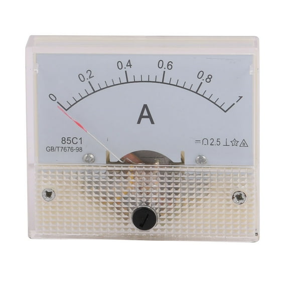 85C1 Class 2.5 Accuracy DC 0-1A Analog Panel Meter Ammeter Amperemeter
