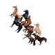 thumbnail image 2 of Inteprter Adhesivo de pared caballo nuevo cartel motivacional chino tradicional creativamente DIY papel pintado pegatinas dormitorio habitación ventana Decoración del hogar Inteprter HA077959-00B, 2 of 6