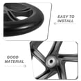 thumbnail image 3 of OUNONA 2 Pcs Roues de Remplacement Universelles en PU pour Fauteuils Roulants et Déambulateurs avec Roulement Silencieux et Fluide, 3 of 8