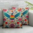 thumbnail image 3 of Nawypu  Throw Pillow Covers Home Decor Set of  Pillow Cases Decorative  Cushion Couch Sofa Pillowcases Mexican Colorful Ethnic Birds Flowers, 3 of 5