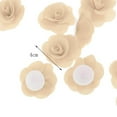 thumbnail image 5 of facefd 20 Pieces Silk Rose Flower Head Bud DIY Craft Wedding Decor Beige, 5 of 5
