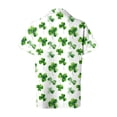 thumbnail image 6 of vigerkar St Patricks Day Shirt Women St Paddy T Shirt Lucky Shamrock Graphic Tees Button Down Blouse Tops (White, XXL), 6 of 7
