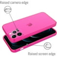 thumbnail image 4 of for iPhone 12 Pro Case Hot Pink Soft TPU Bumper Anti-Drop Anti-Scratch Shock Absorption Protective Wireless Slim Cover Compatible with iPhone 12 Pro 6.1 Inch for Women Girls, 4 of 6