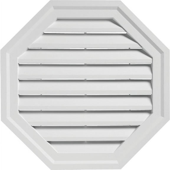 Ply Gem 22" Octagon White Gable Attic Vent OCTGV AW